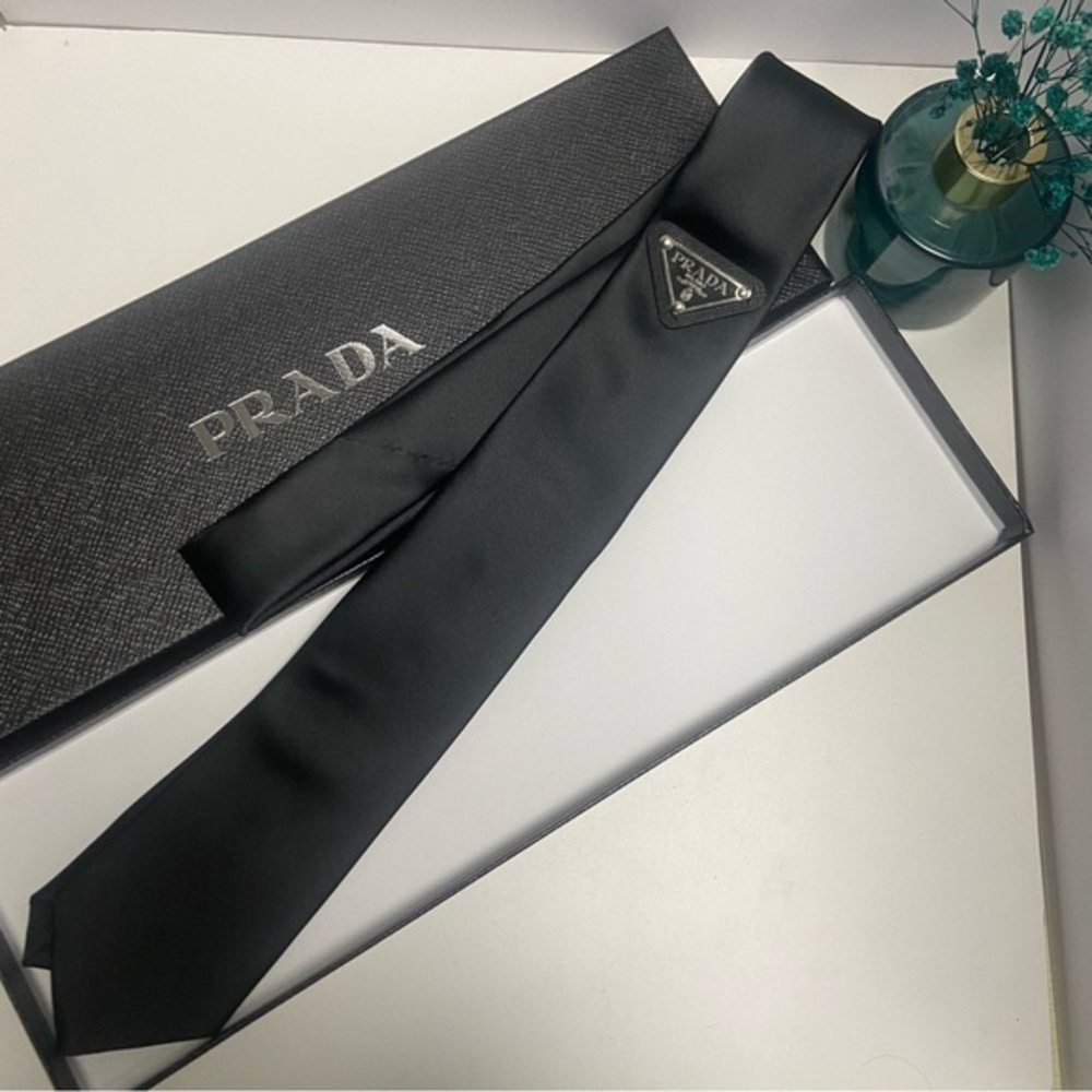 Prada Black Men's Tie